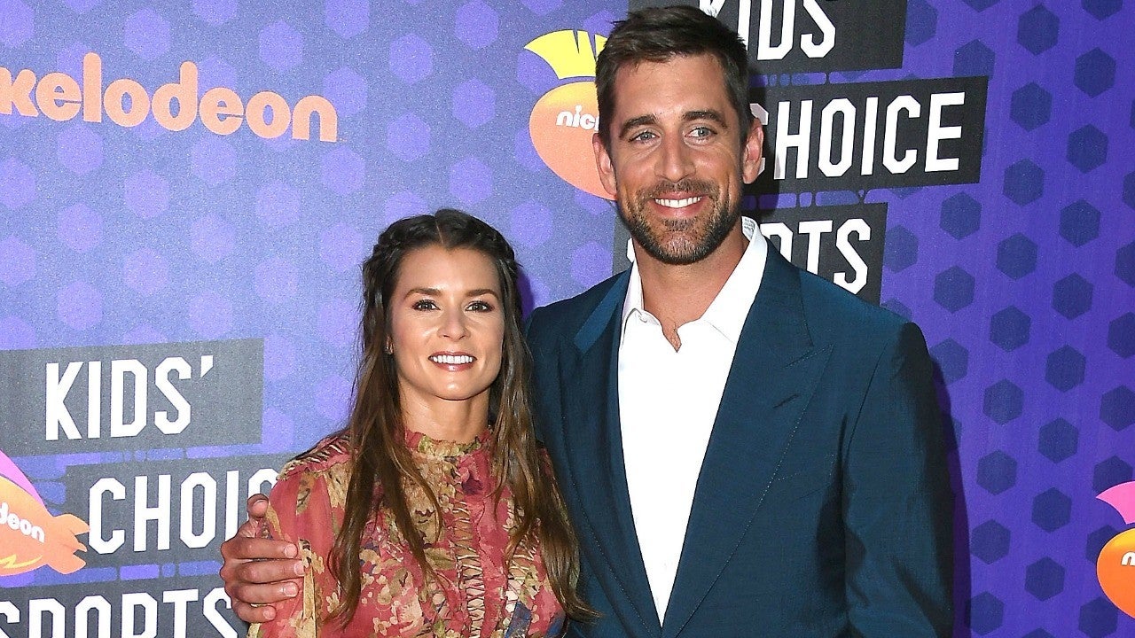 Aaron Rodgers Gets Candid About Dating Danica Patrick We Re Really Attracted To Each Other Entertainment Tonight