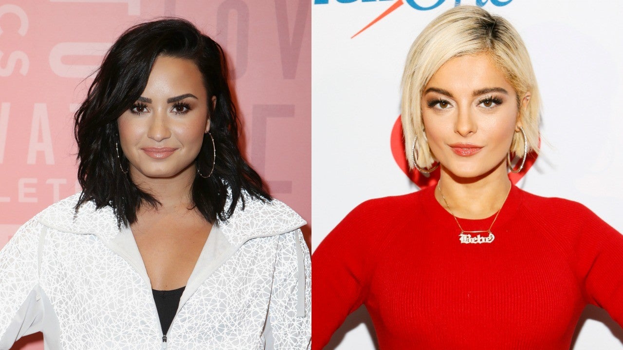 Demi Lovato Praises Bebe Rexha For Calling Out Designers Who Called Her Too Big To Dress Entertainment Tonight