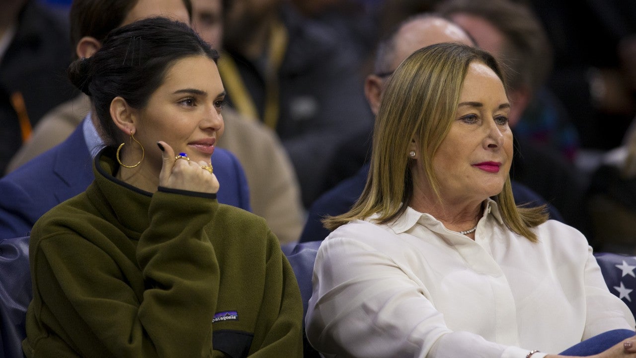 Kendall Jenner Cheers On Ben Simmons While Sitting Courtside With His Mom Entertainment Tonight