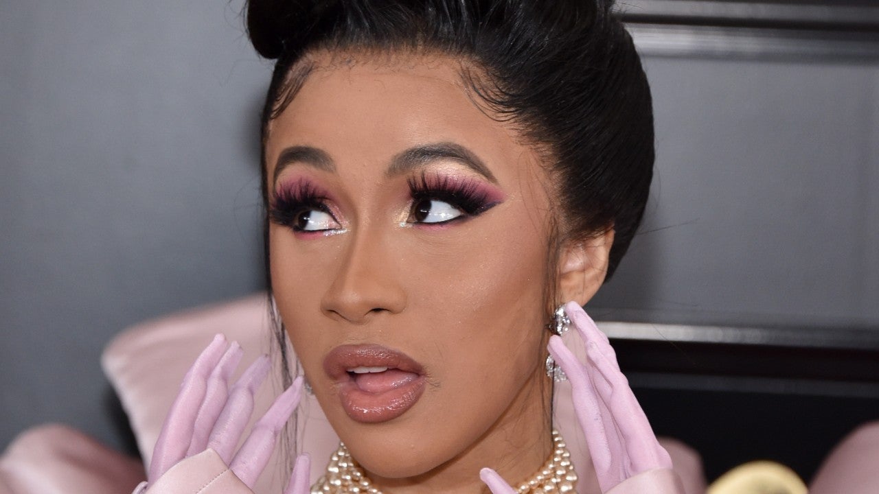 Cardi B GRAMMYs 2019 Makeup Tutorial | Entertainment Tonight