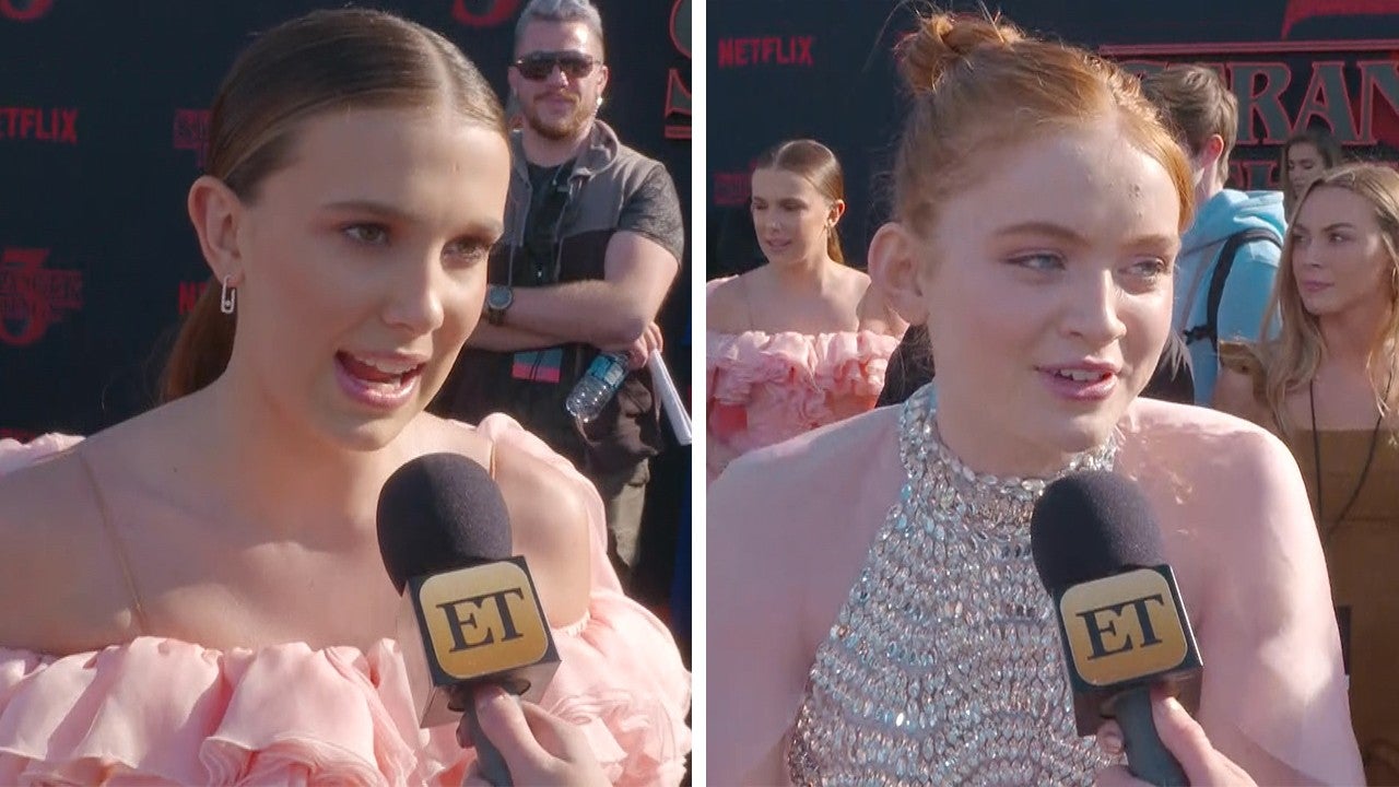 'Stranger Things' Stars Millie Bobby Brown and Sadie Sink Dish on