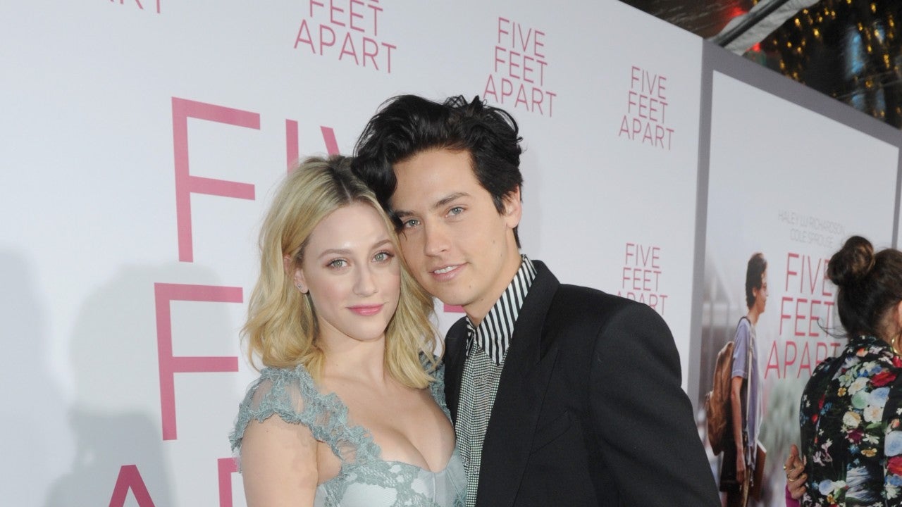 Cole Sprouse and Lili Reinhart Entertainment Tonight