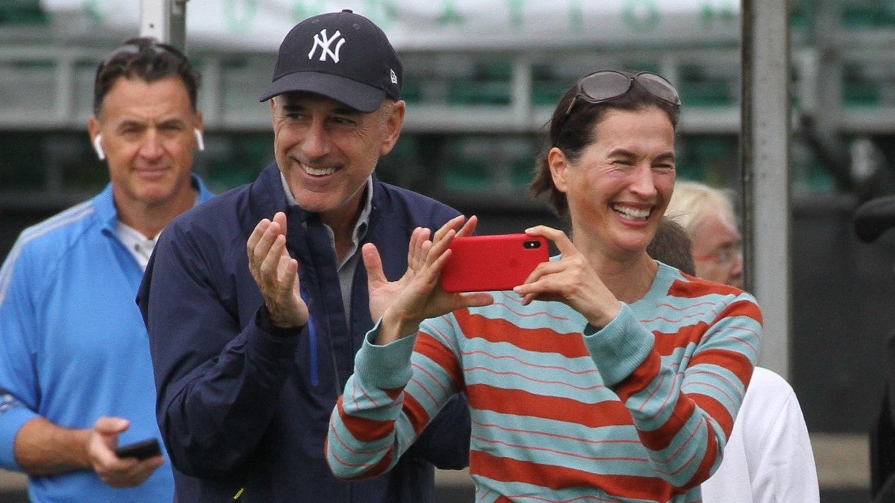 Matt Lauer and Annette Roque Are All Smiles as They Support Daughter Romy T...