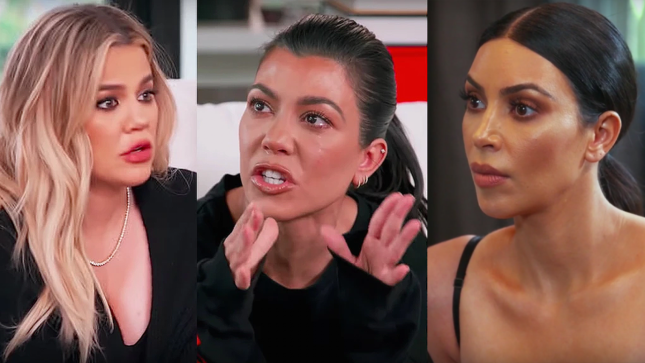 Kim And Khloe Kardashian React To Kourtney Wanting To Leave 'KUWTK ...