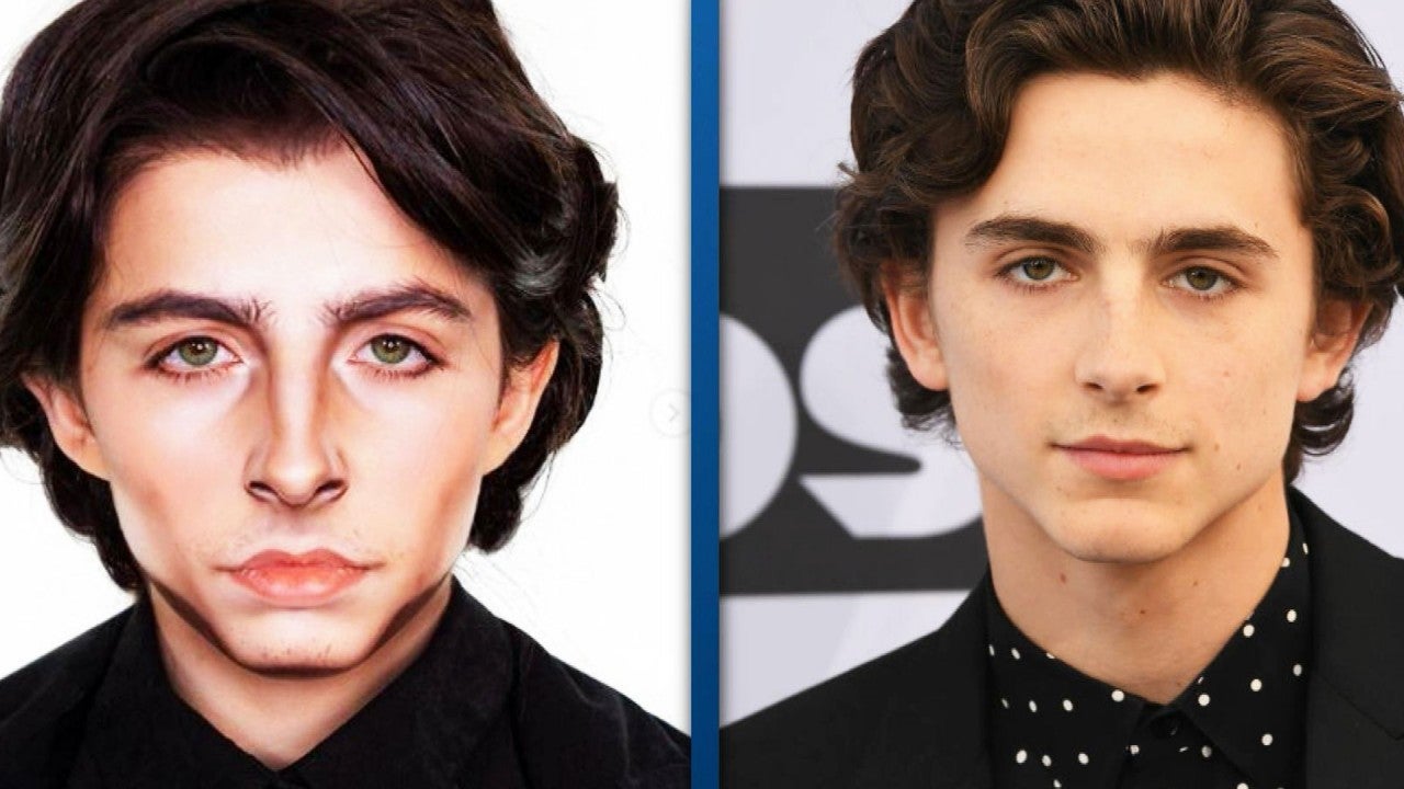 TikTok Makeup Artist Transforms Herself Into Timothée Chalamet ...