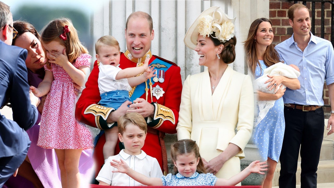 Kate Middleton S 7 Sweetest Mommy Moments With George Charlotte And Louis Entertainment Tonight