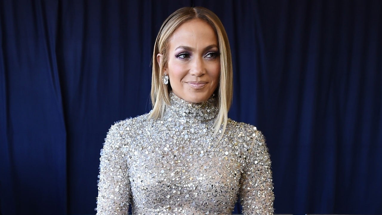 Jennifer Lopez Shows The Oscars What They Missed In Stunning Dress Entertainment Tonight