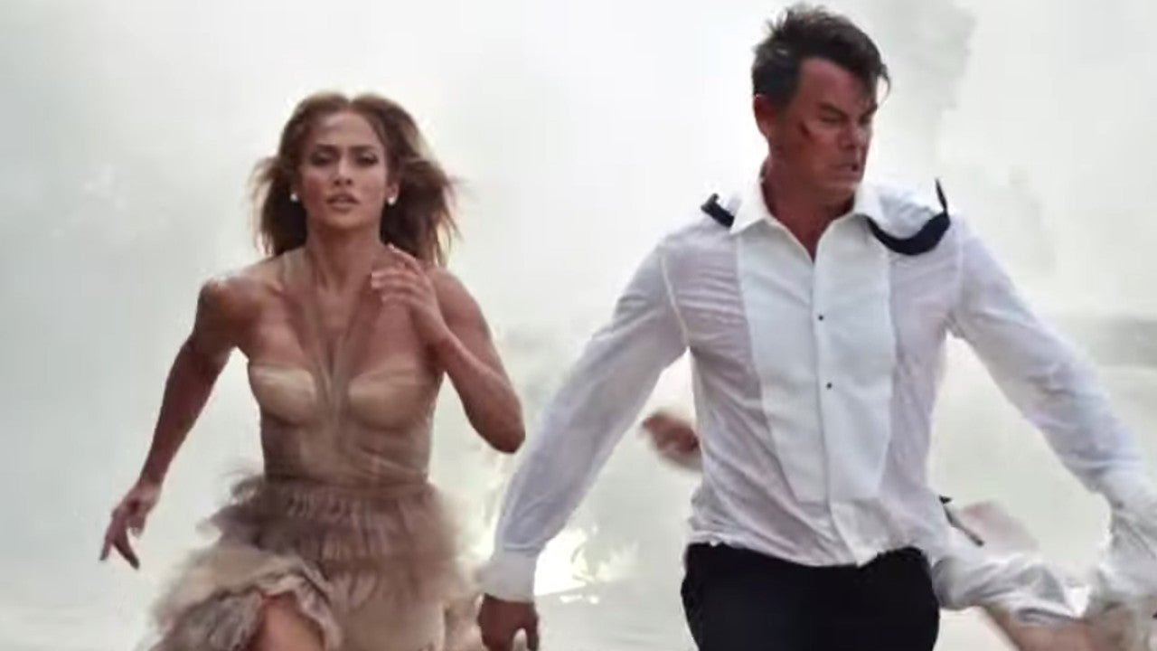 Jennifer Lopez Josh Duhamel Team Up And Kick Pirate Booty In Shotgun Wedding Trailer 