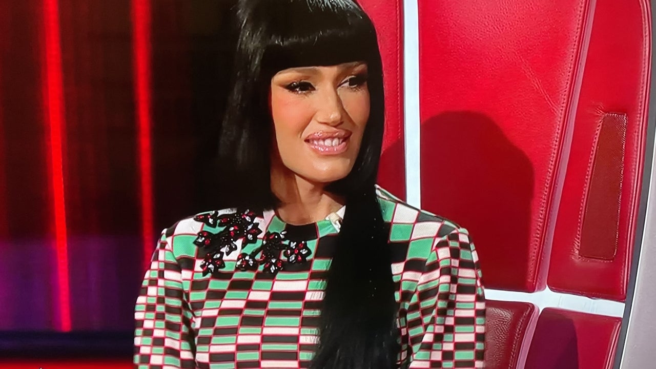 Gwen Stefani Looks Nearly Unrecognizable In Long Black Wig On 'The ...