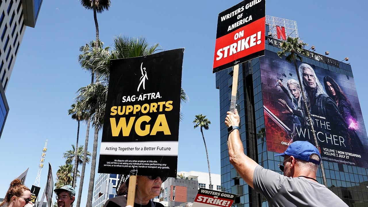 SAGAFTRA Officially Declares Actors Strike Entertainment Tonight