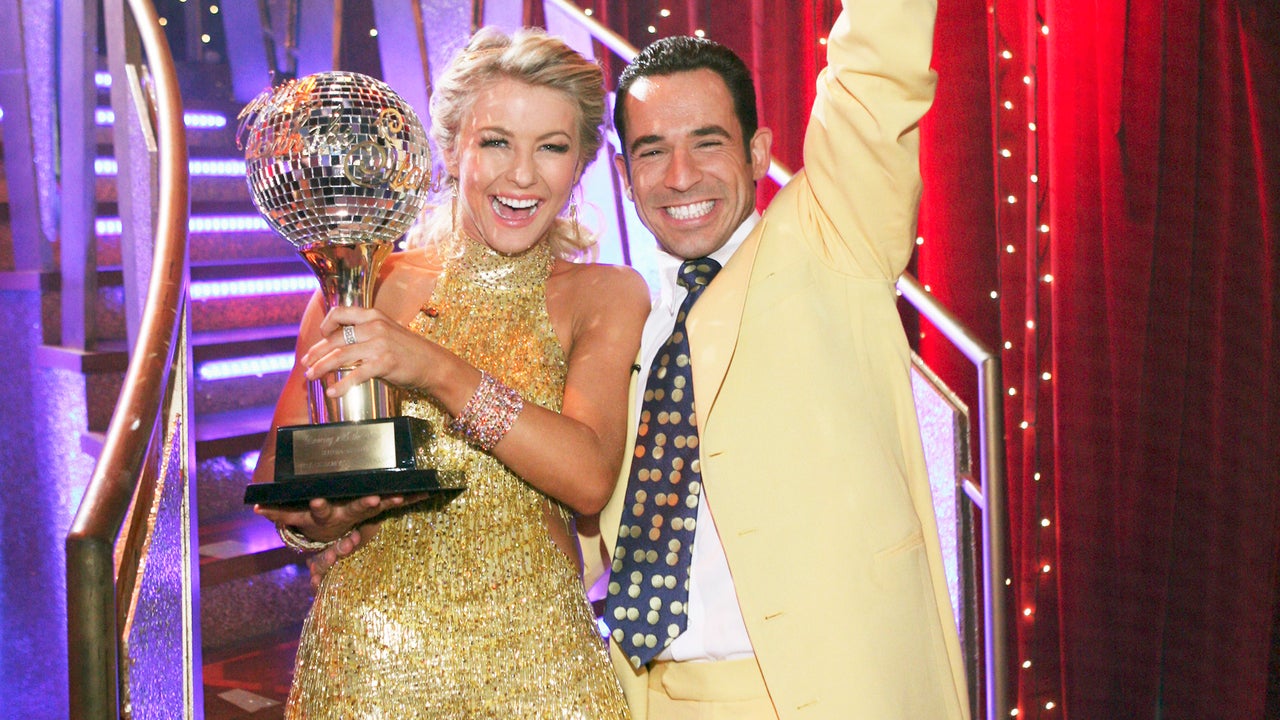 helio castroneves dancing with the stars yellow suit