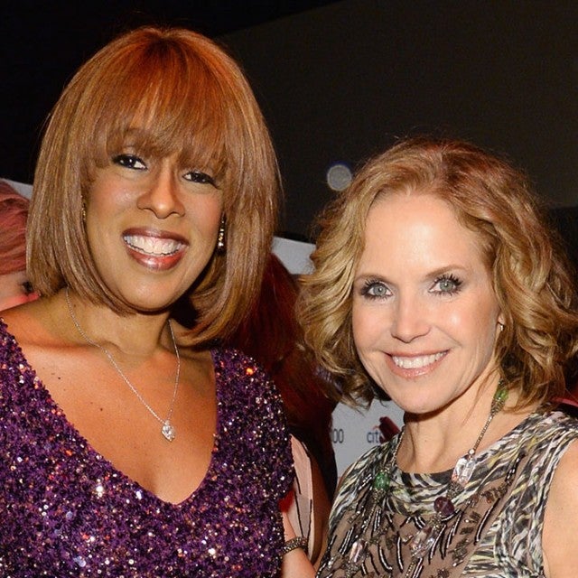 Gayle King and  Katie Couric