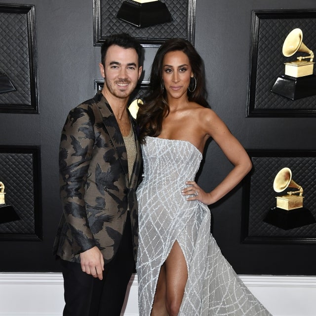 Kevin Jonas and Danielle Jonas at 2020 grammys