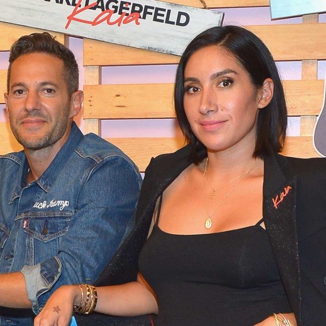  Mike Rosenthal (L) and Jen Atkin attend the KARL LAGERFELD x KAIA launch with REVOLVE hosted by Kaia Gerber at Revolve Social Club on August 30, 2018 in Los Angeles, California.