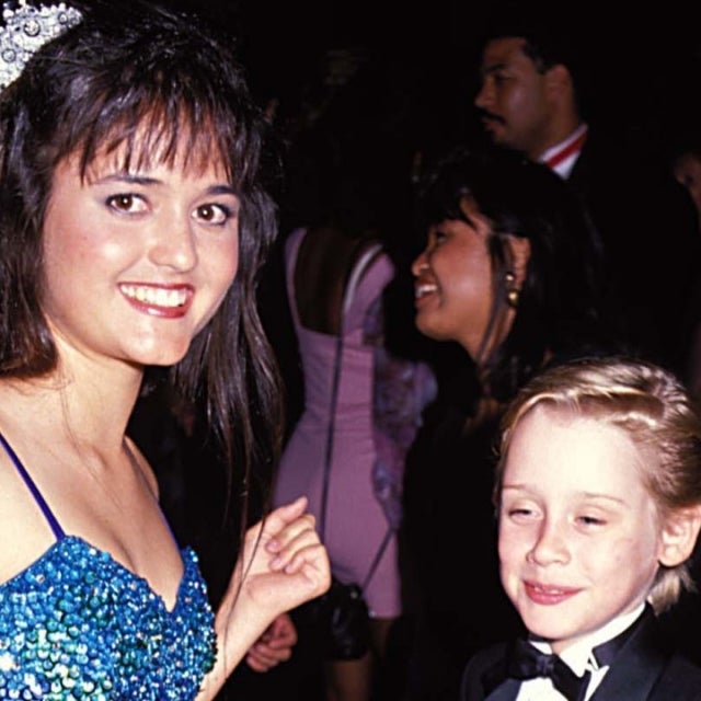 Danica McKellar and Macaulay Culkin