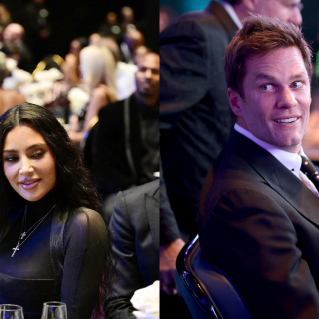 Kim Kardashian, Tom Brady Face Off in Bidding War at Charity Event