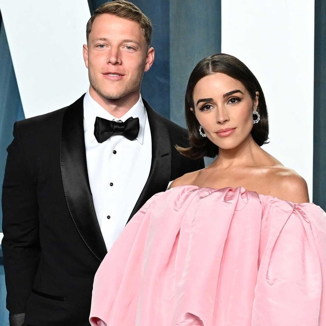 Christian McCaffrey and Olivia Culpo