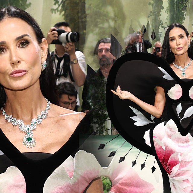 Demi Moore Steps Out Covered in Arrows at 2024 Met Gala  