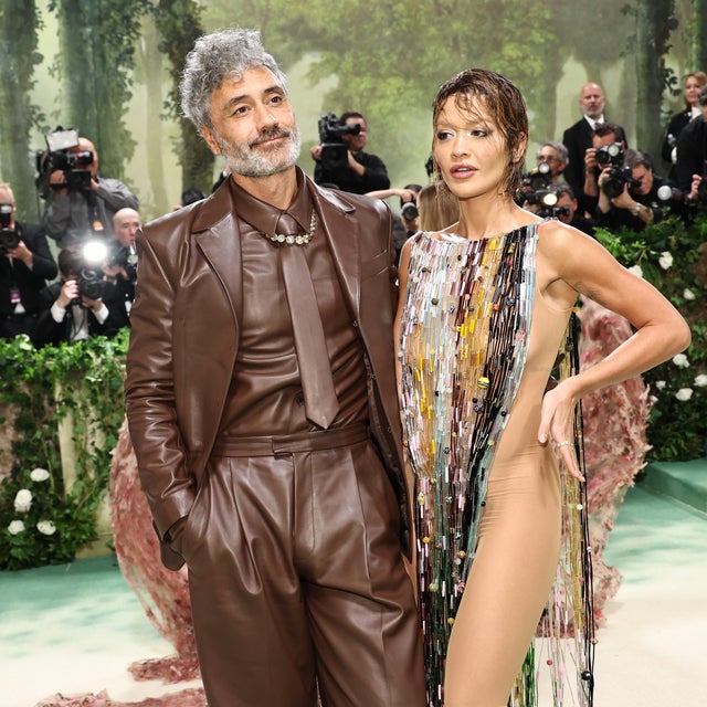 Taika Waititi and Rita Ora attend The 2024 Met Gala