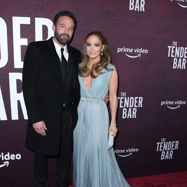 Ben Affleck and Jennifer Lopez attend the premiere of 'The Tender Bar' in Dec. 2021.