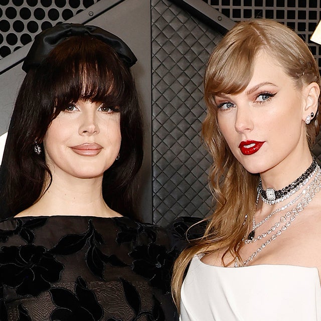Lana Del Rey and Taylor Swift attend the 66th GRAMMY Awards at Crypto.com Arena on February 04, 2024 in Los Angeles, California.