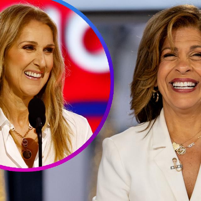 Celine Dion and Hoda Kotb