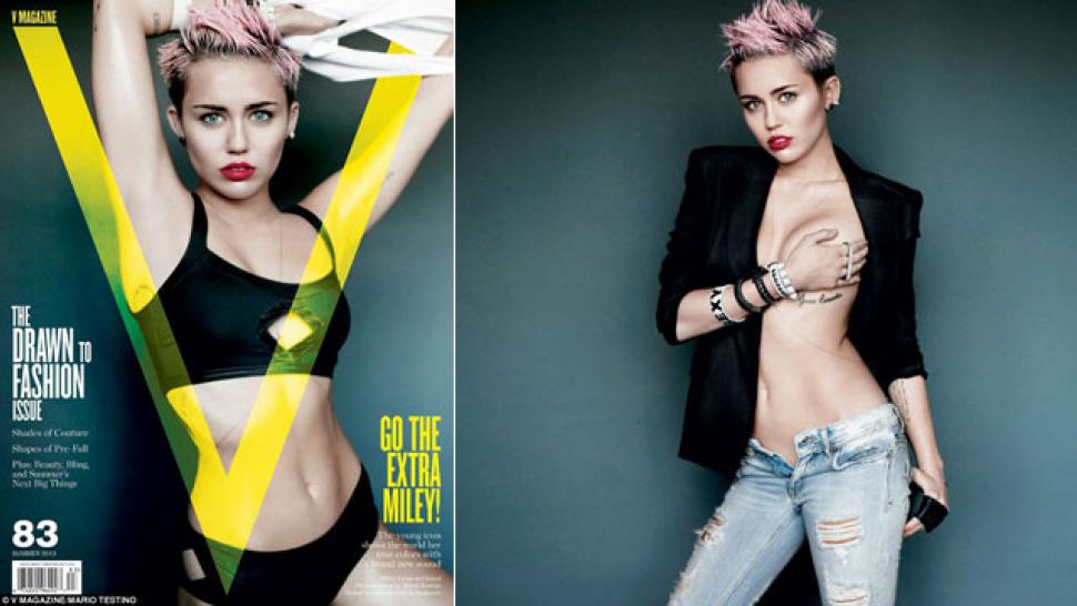Miley Goes Topless And Talks Breakup Rumors Entertainment Tonight
