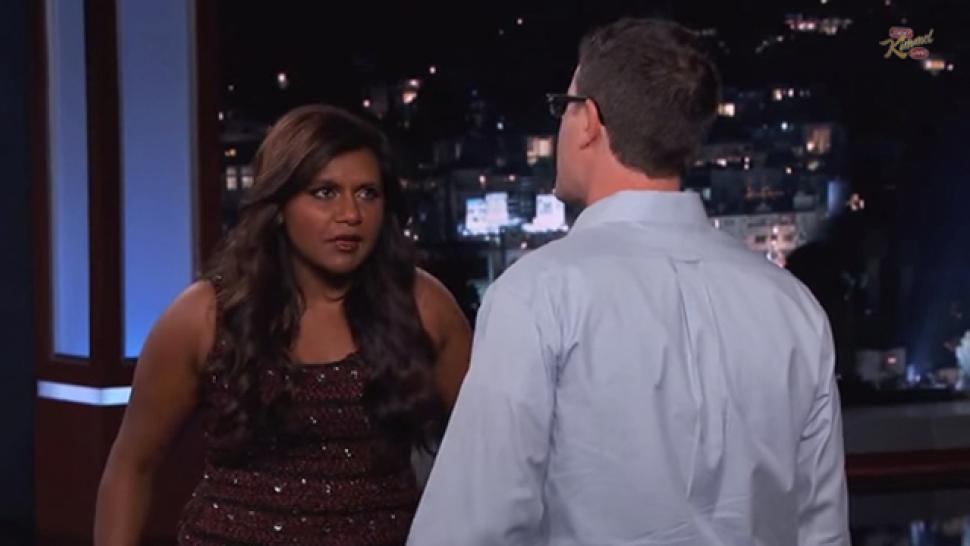 Mindy Kaling Confronts Her Supposed ExBoyfriend On Jimmy Kimmel Live