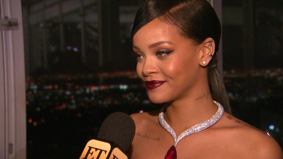 Rihanna Talks Diamond Ball and Brad Pitt: 'I Can't Tell You How Happy I