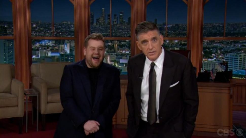 Craig Ferguson Puts Successor James Corden In The Late Late Show Hot Seat Entertainment Tonight 7432