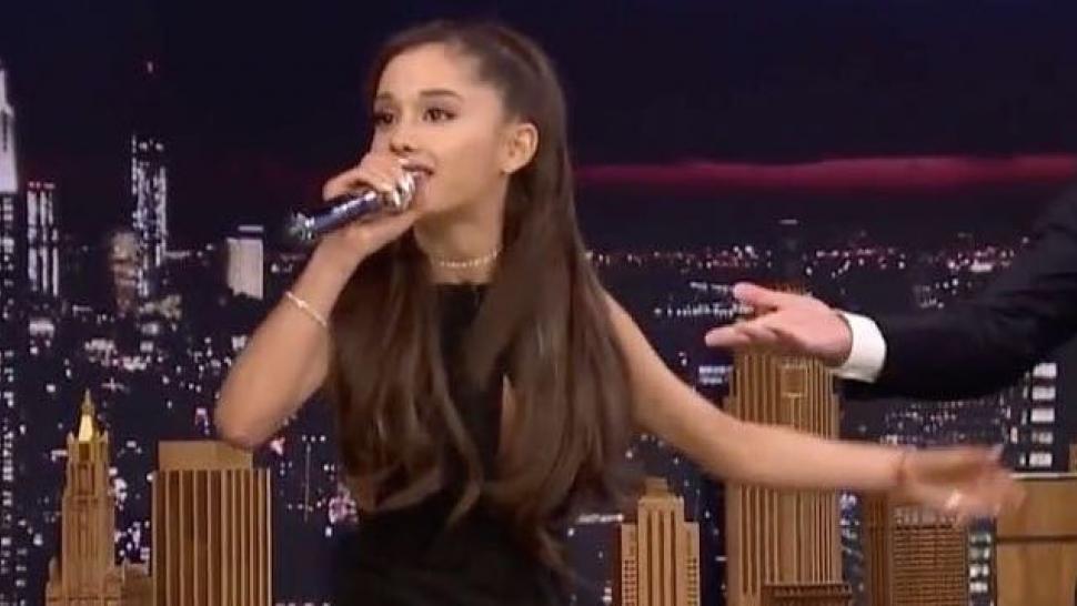 Ariana Grande Does Killer Celine Dion Impression on 'The Tonight Show