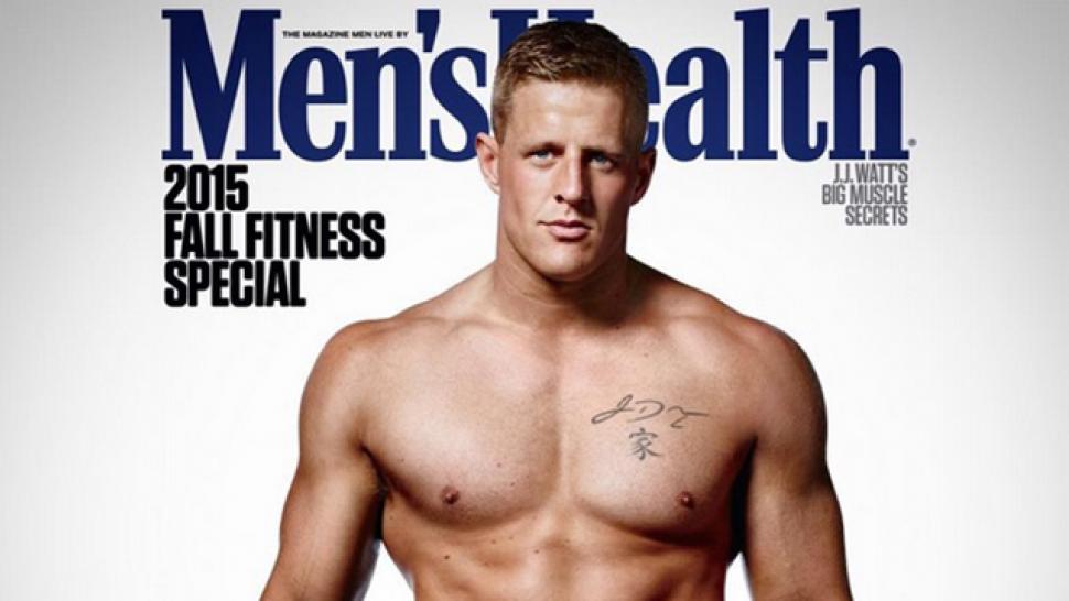 Here's NFL Star J.J. Watt Flexing His Amazing Abs 'as Hard as a 290-Pound  Man Possibly Can