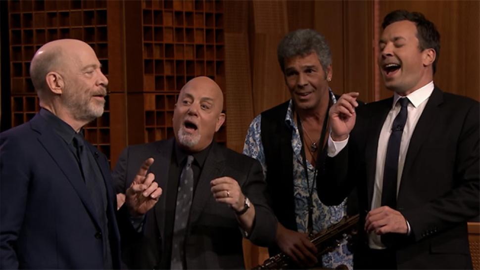 Jimmy Fallon, J.K. Simmons and Billy Joel Pull Off an Epic Impromptu ...