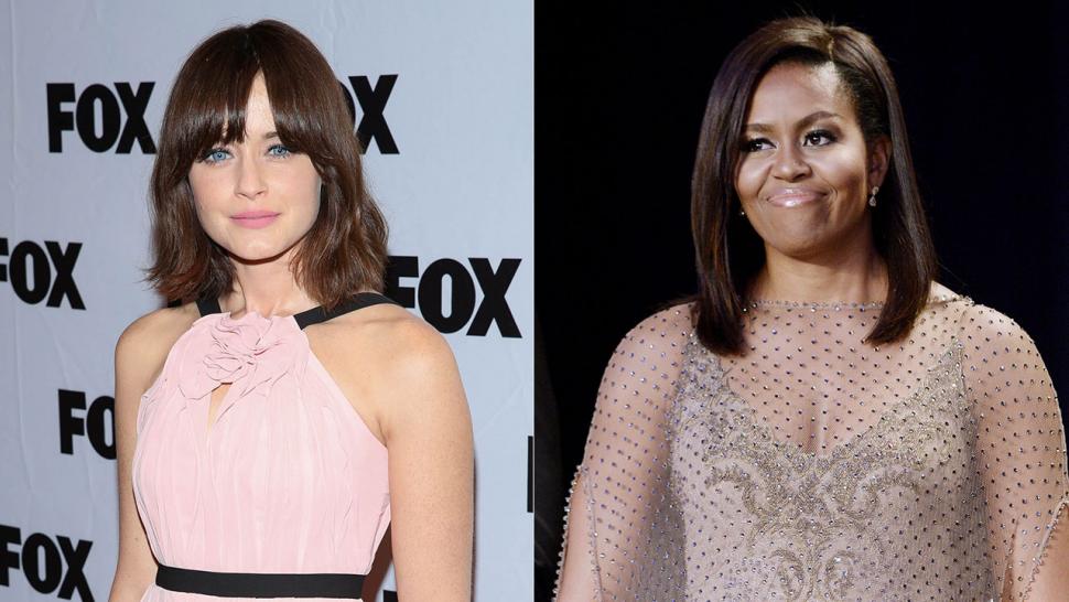 Is Michelle Obama Appearing On Netflixs Gilmore Girls See Her Pic With Alexis Bledel 1302