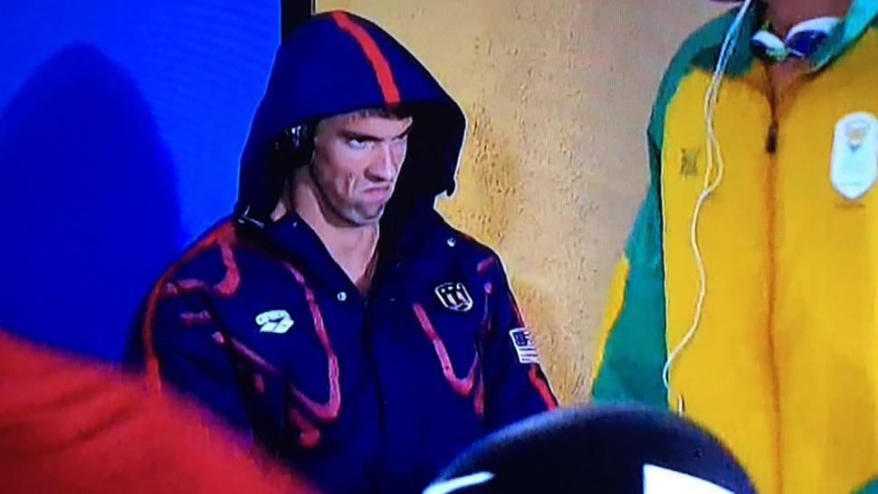 Michael Phelps' Angry Game Face at the Olympics Goes Viral -- See the