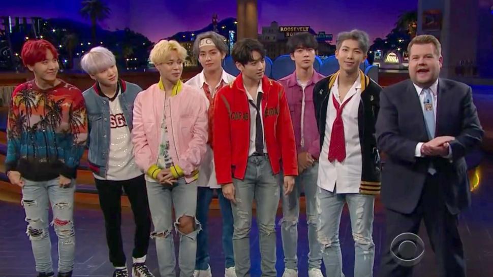 BTS Gets Pelted With Fruit by James Corden to See Which Bandmate Is the