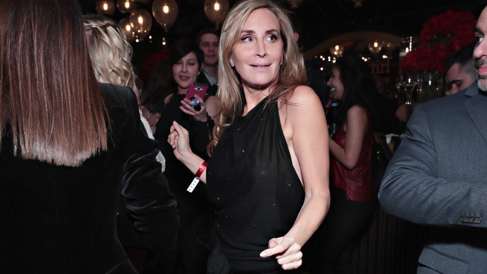 Real Housewives Of New York City Star Sonja Morgan S Dress Falls