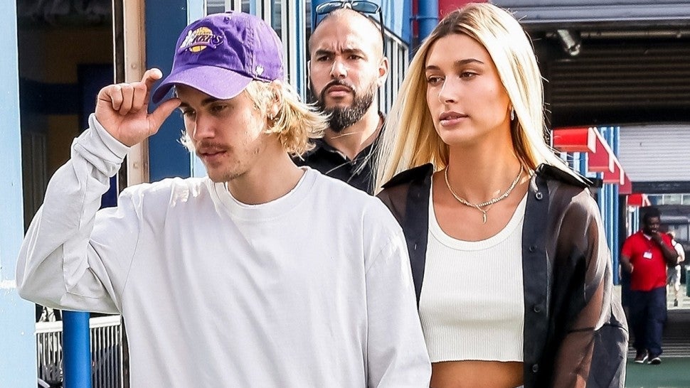 Hailey Baldwin And Justin Bieber Attend Their First Fashion