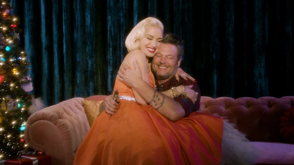 Gwen Stefani and Blake Shelton Are All Loved Up in Romantic Christmas