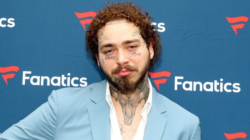 Post Malone unveils huge new skull tattoo and hair cut in edgier new look   Mirror Online