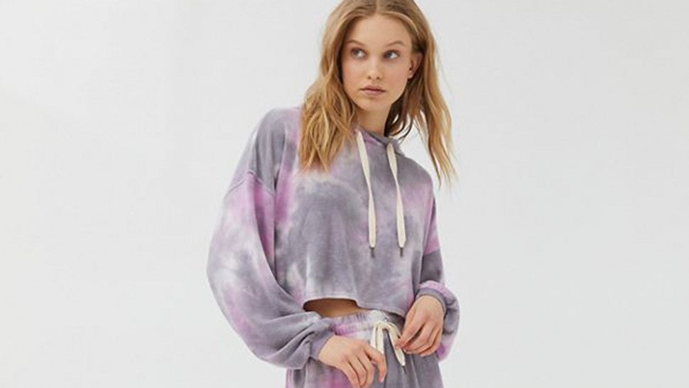 lavender sweatsuit