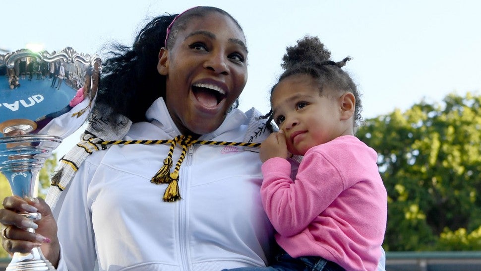 Serena Williams And Daughter Olympia's Adorable Matching Moments ...