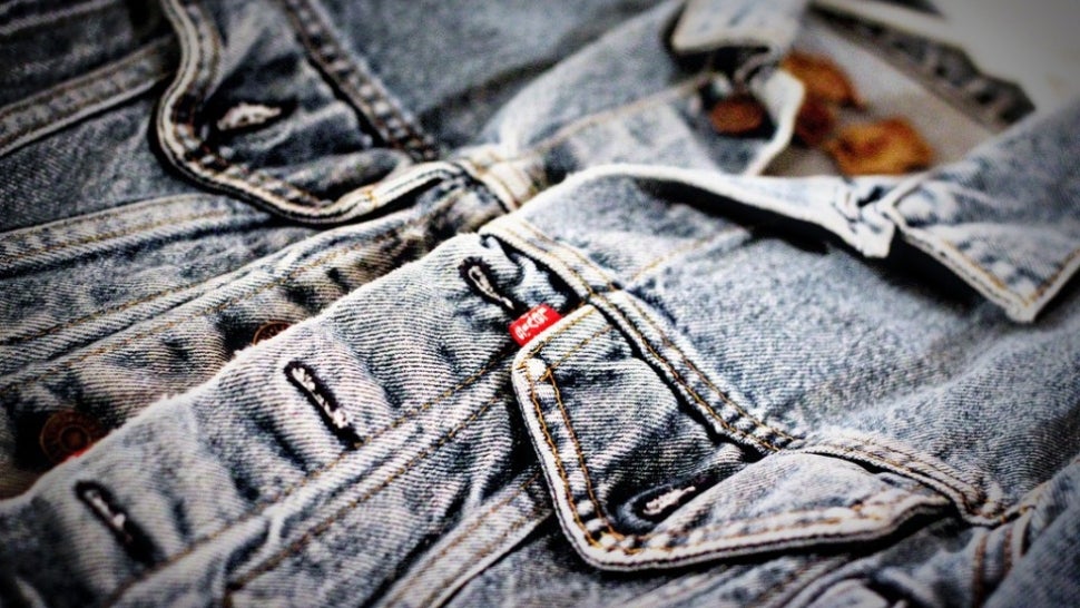 levi strauss blue jean jacket