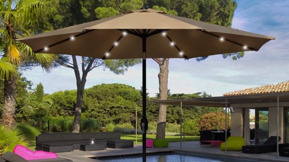 best lights for patio umbrella