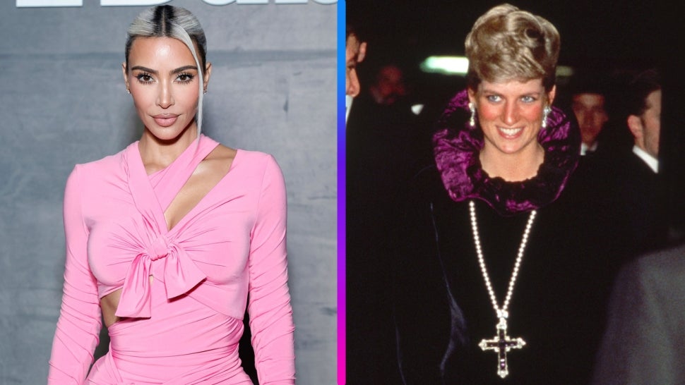 Kim Kardashian Buys Princess Diana Worn Cross Necklace At Auction ...