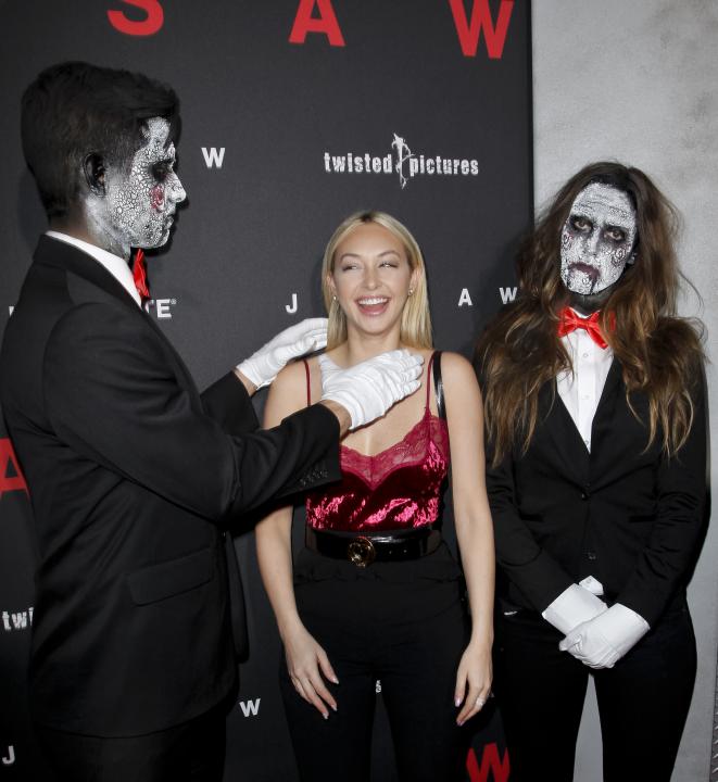 Corinne Olympios at Jigsaw premiere