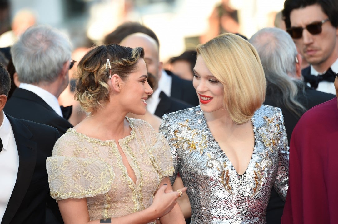 Lea Seydoux and Kristen Stewart attending the Closing Ceremony of