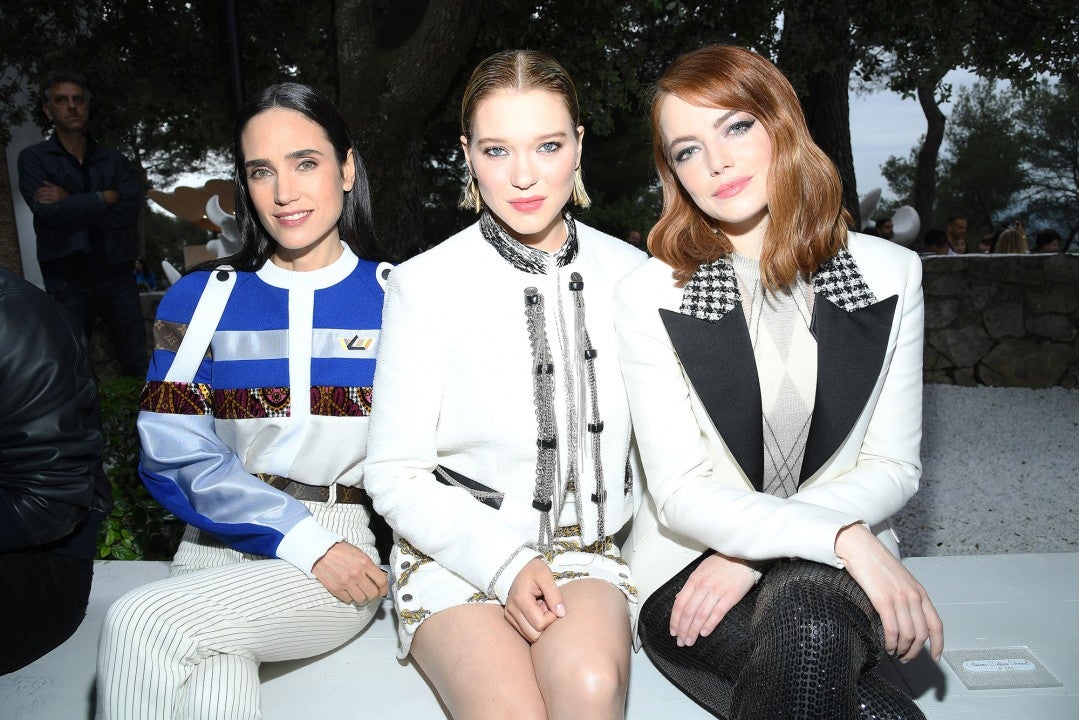 Selma Blair, Zoe Saldana & Emmy Rossum wear Longchamp