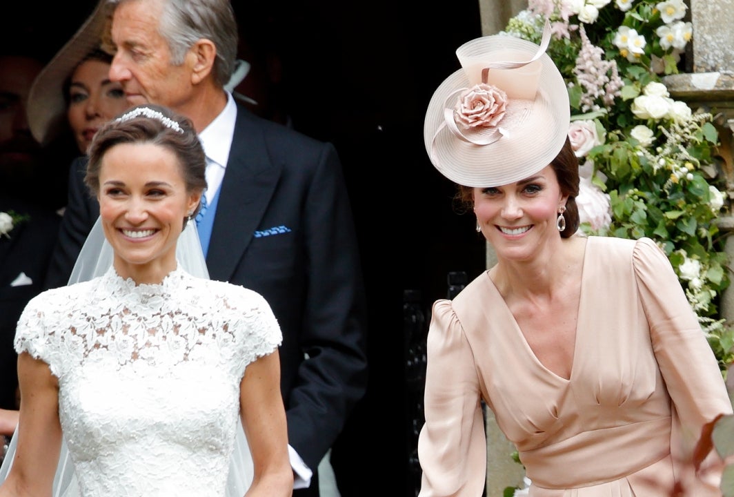 Pregnant Pippa Middleton's Blue Dress Prince Louis's Christening - Photos  of the Middleton Family