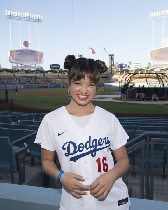 Celebrities spotted at Game 3 of the NLCS at Dodger Stadium - ABC7 Los  Angeles